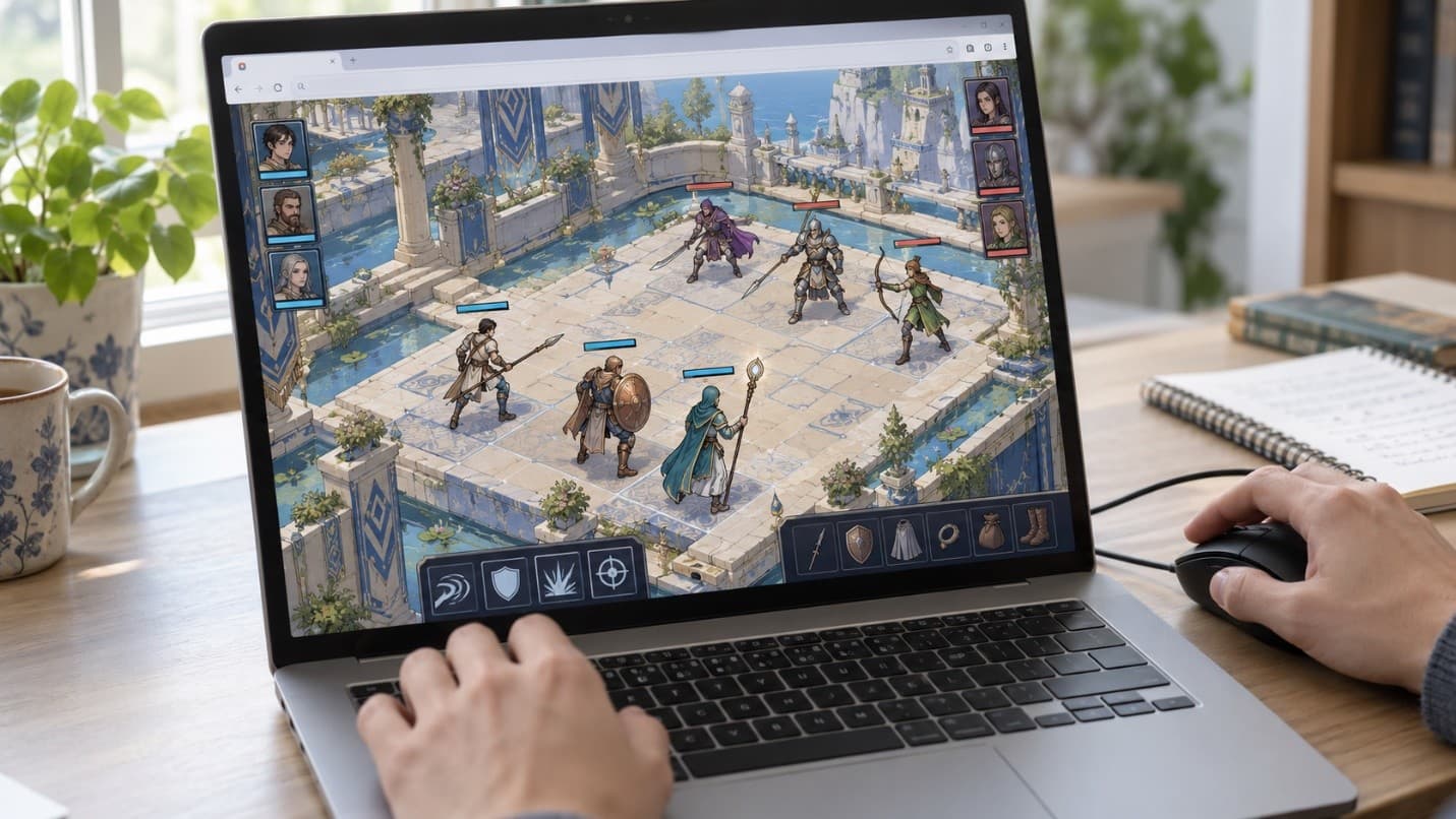 Как устроено PvP в браузерных MMORPG: арены, билды и тактика боев