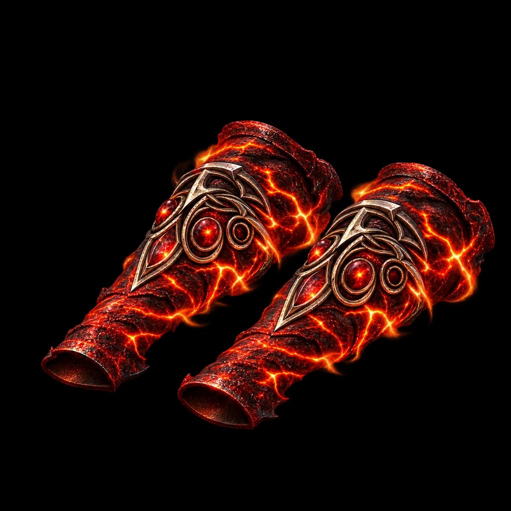Fiery Cuffs of Haughtiness