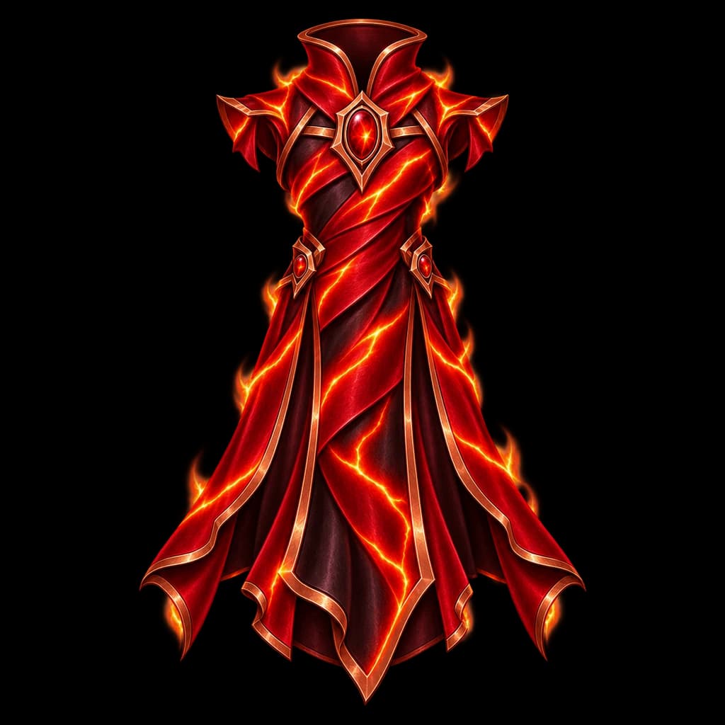 Fiery Robe of Haughtiness