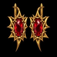 Серьги Кровавой Ярости